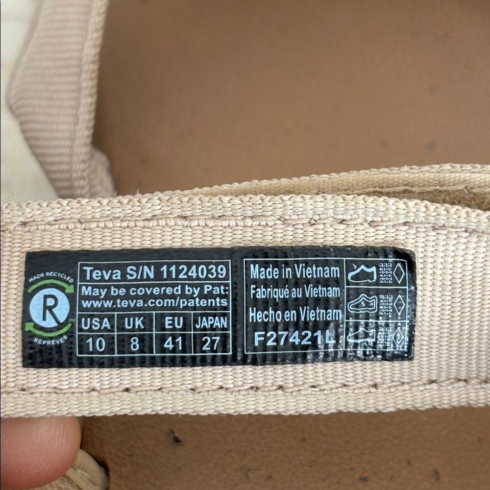 Teva Women's Zymic Sandals Women’s – Neutral Beige – Sport Comfort - Picture 12 of 12